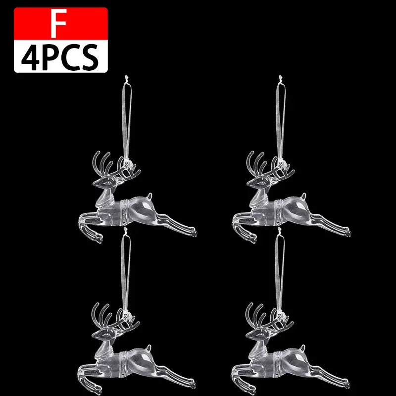 Crystal Christmas Tree Ornaments Snowflake