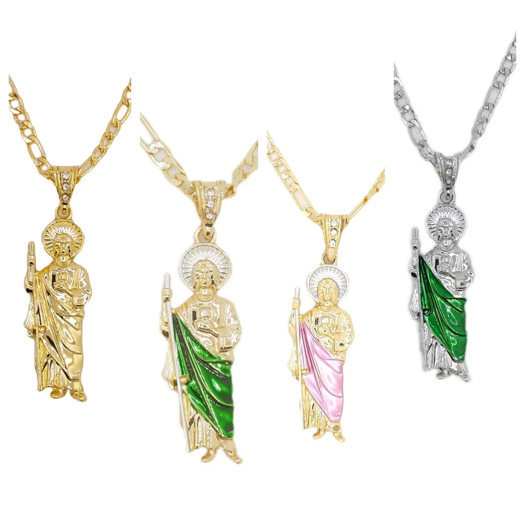 Saint Jude Necklace 14K Gold Plated