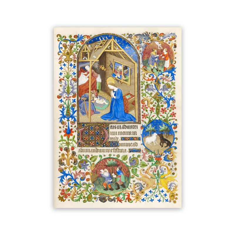 Colorful Illustrations of Vintage Illuminated Manuscripts r
