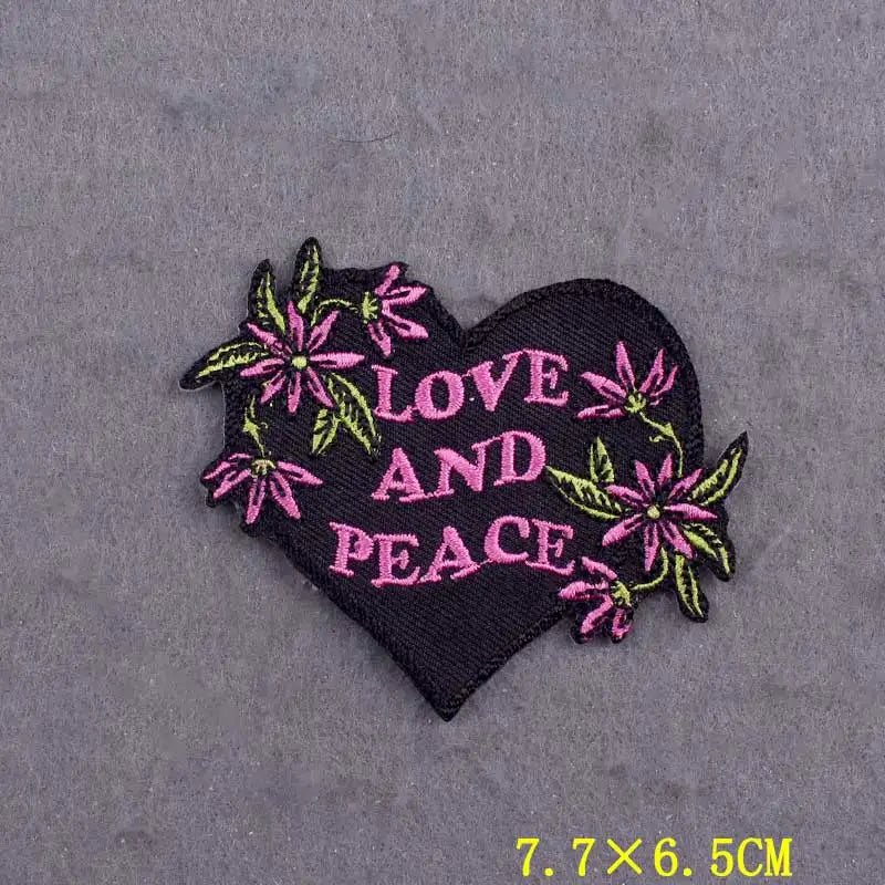 Embroidery Patch Positive Slogan