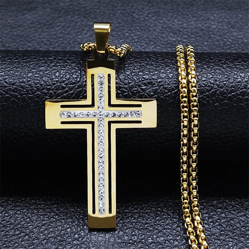 Catholic Jesus Cross Necklace <3