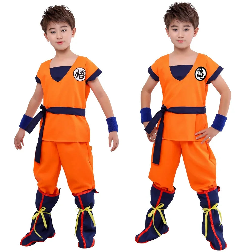 Kids Anime Son Goku Cosplay Costumes