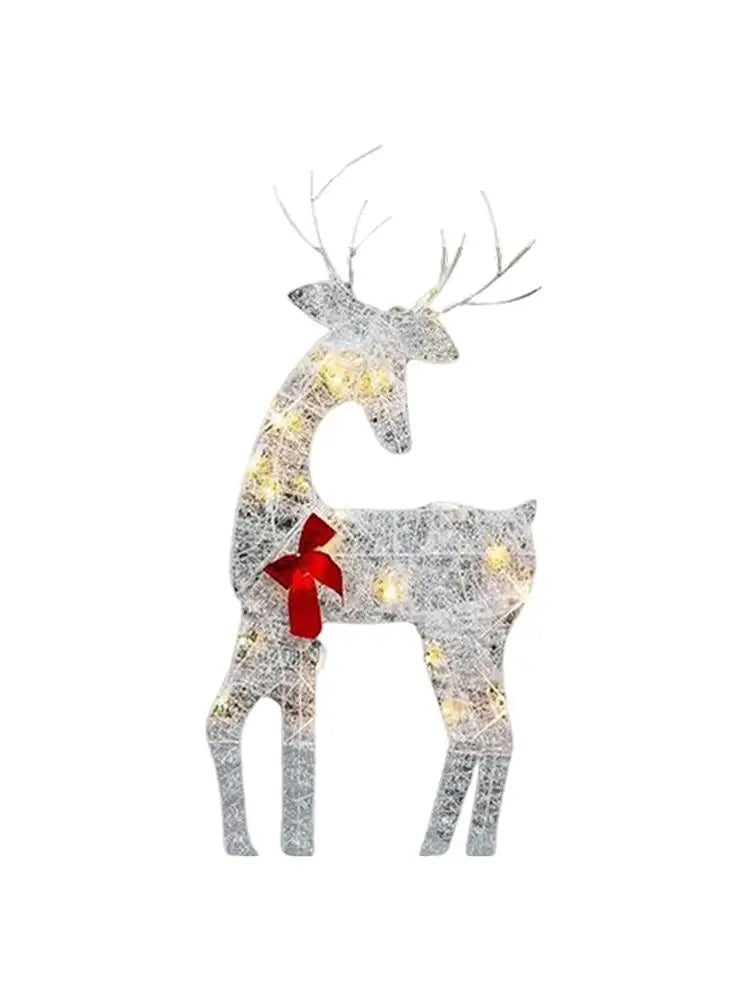LED Light Iron Art Elk Deer