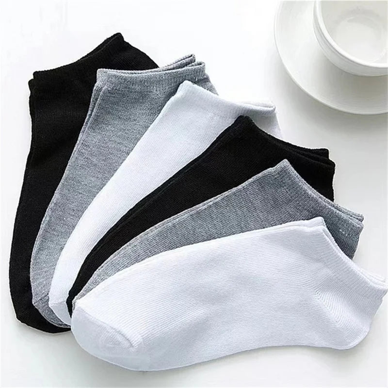 5/10/20 Pairs White Breathable Socks
