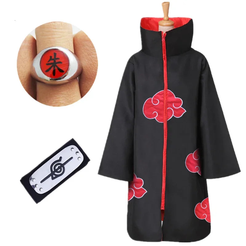HOT SALE  Anime Naruto Akatsuki Costume