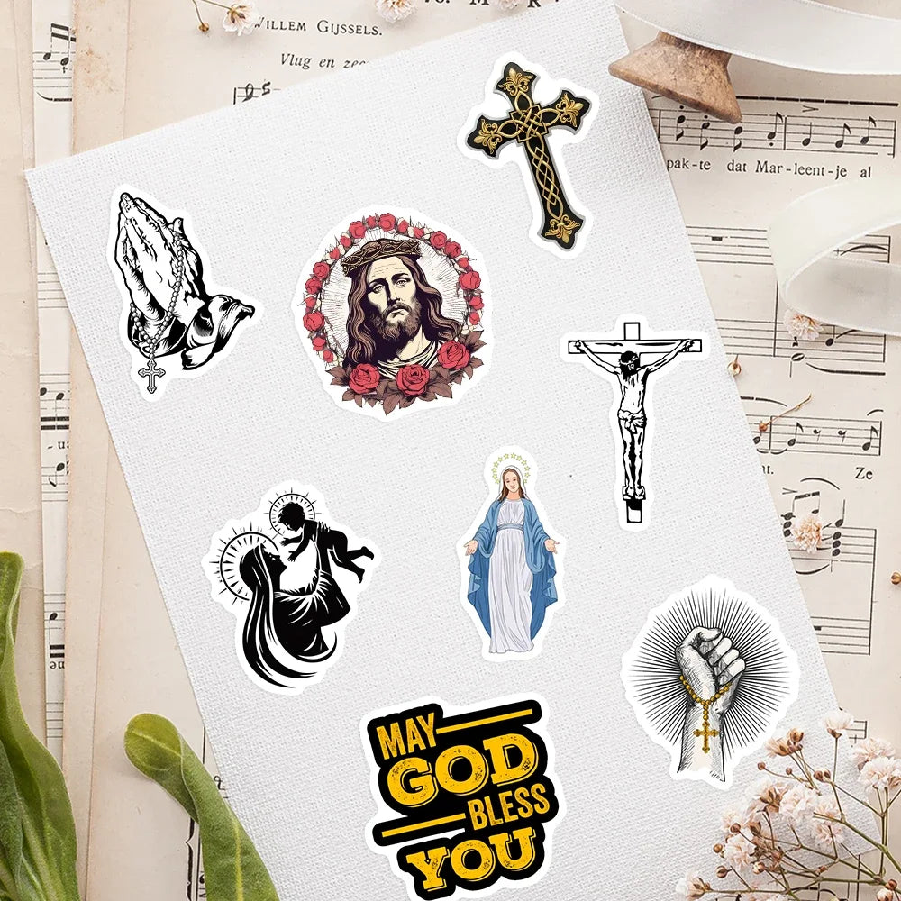 Jesus Bible God Christian Stickers