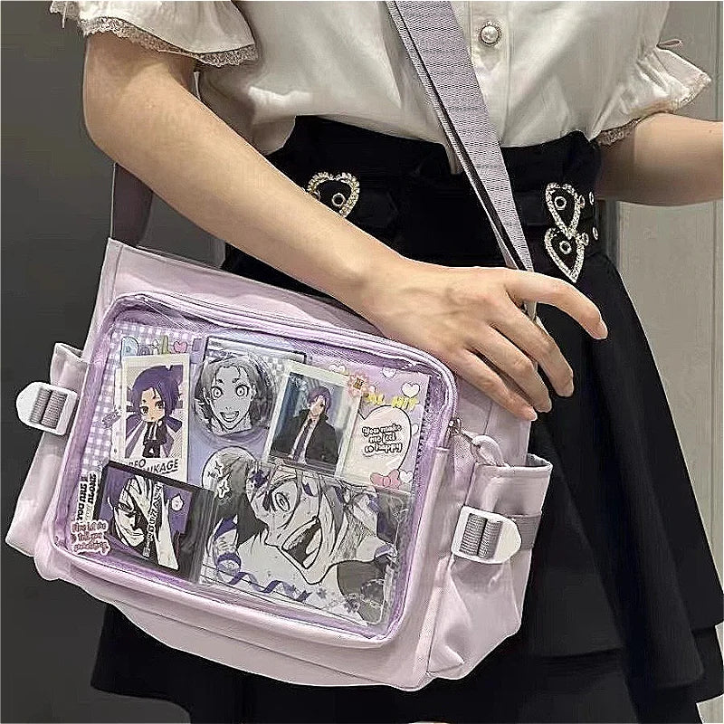 NEW! Japan Style Transparent Postcard Bag