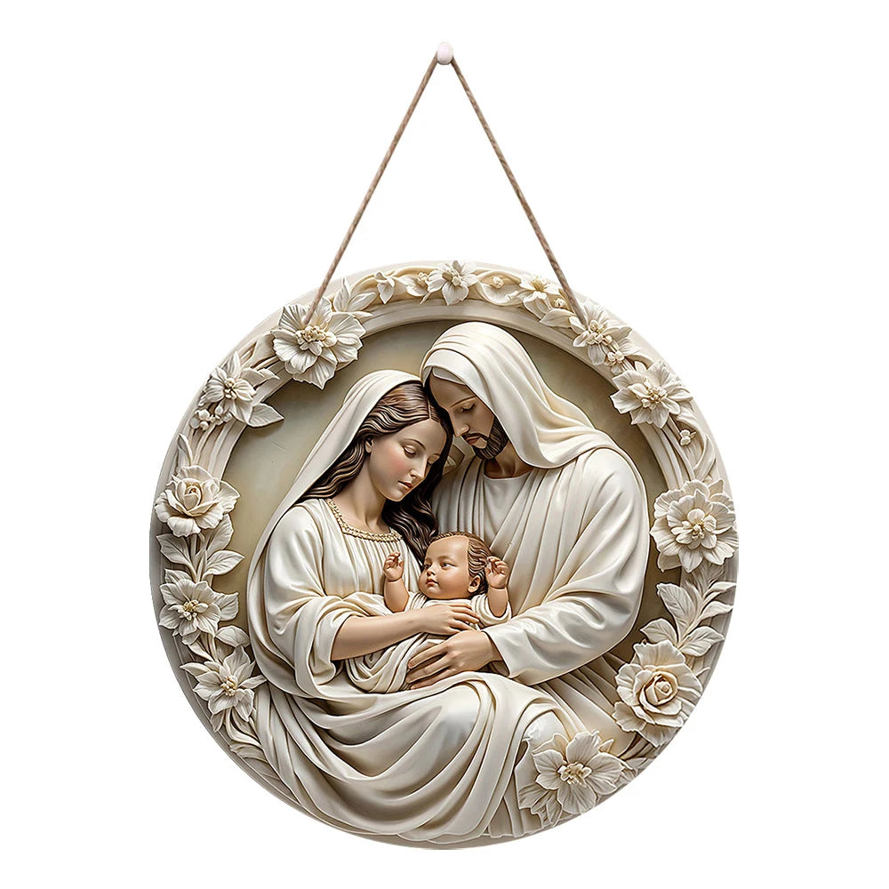 2D Baptism Pray Hanging Deco