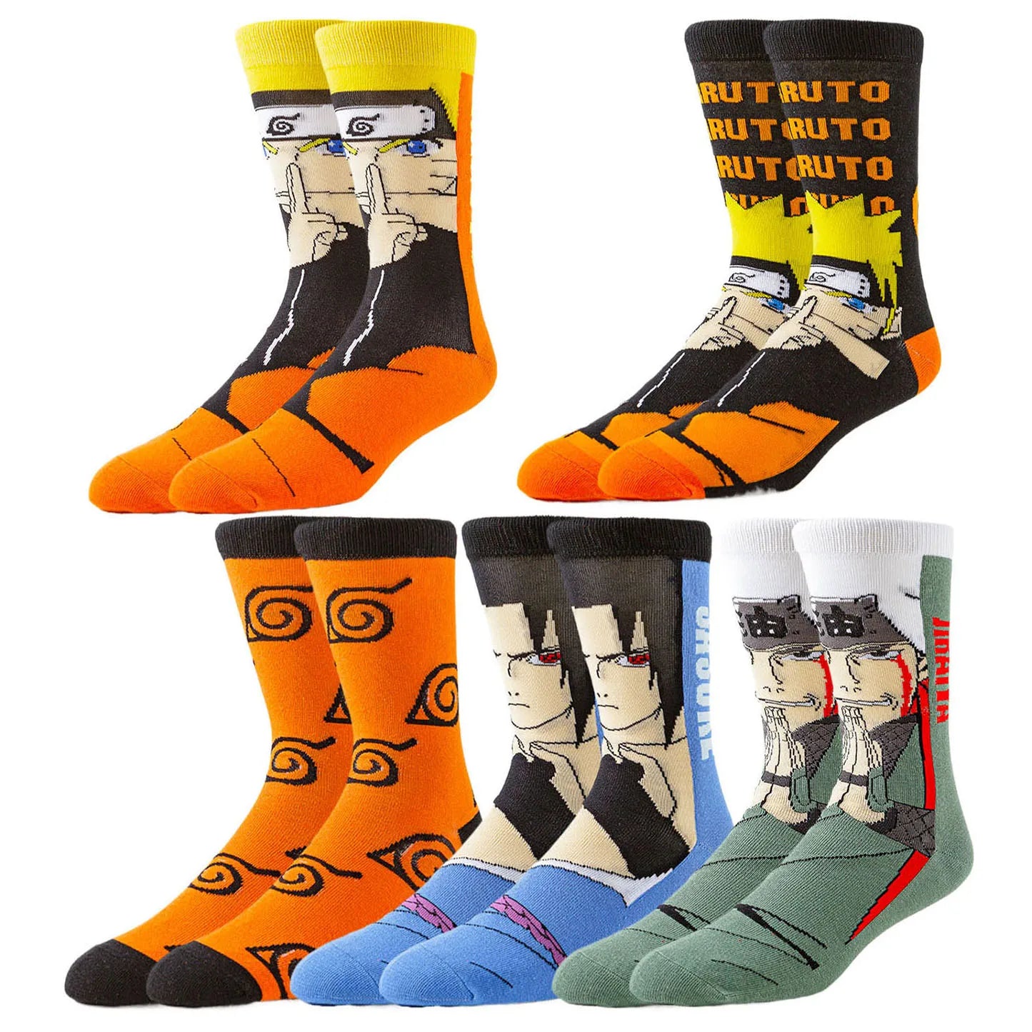 5Pairs BANDAI Pokemon Men Women Socks