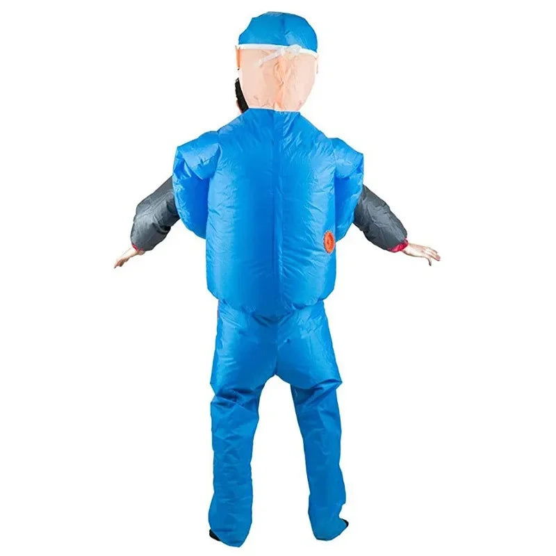 Funny Horro Costume Bleeding Surgeon