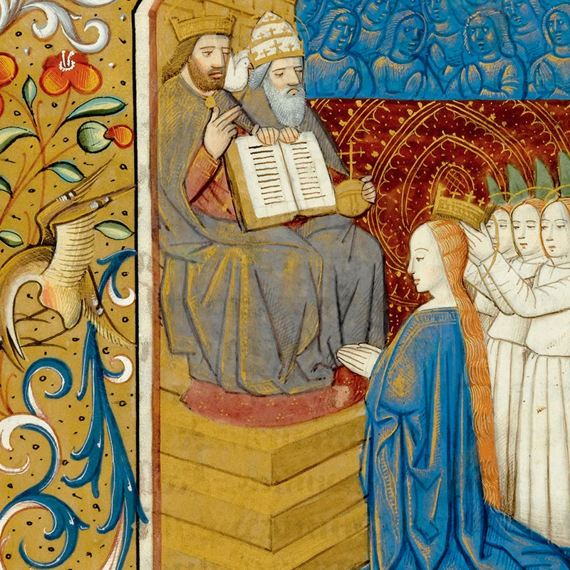 Colorful Illustrations of Vintage Illuminated Manuscripts r