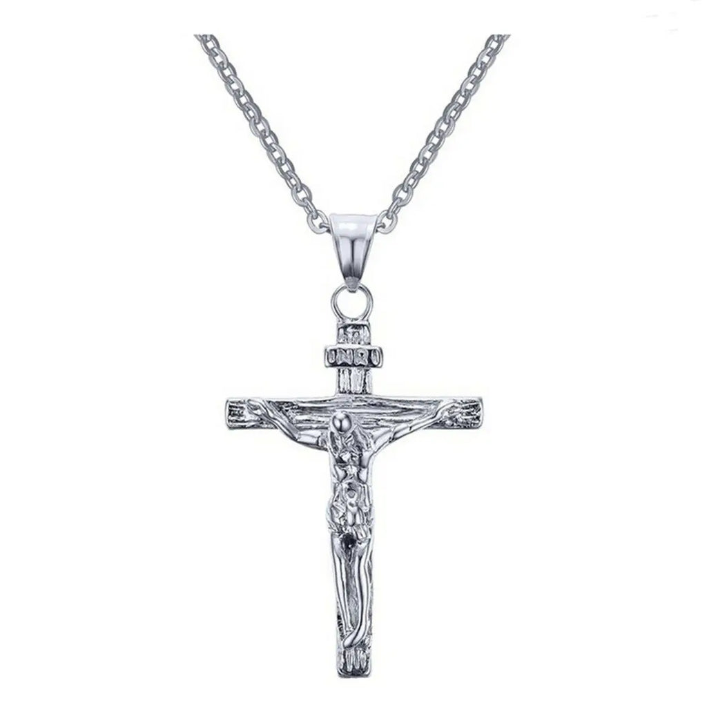 Classic Metal Cross Pendant Necklaces