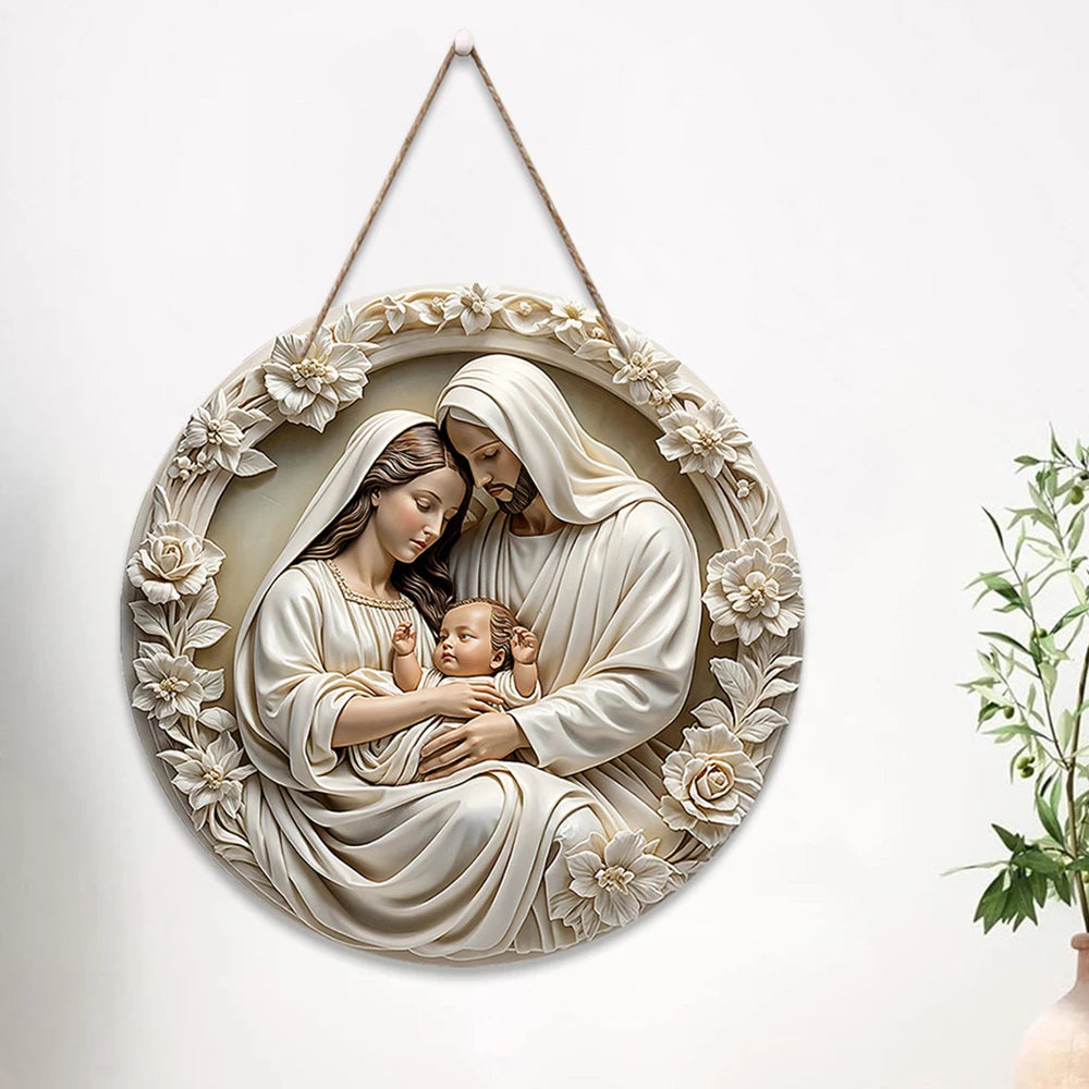 2D Baptism Pray Hanging Deco