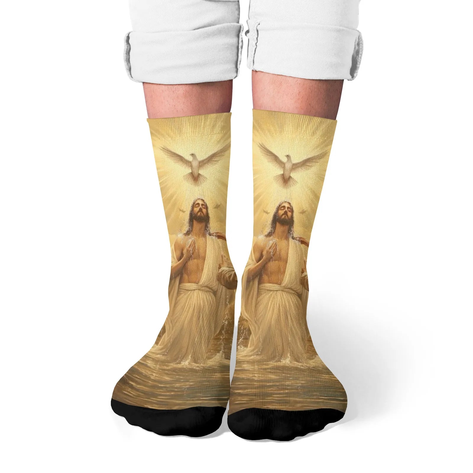 Jesus Sacred Heart Socks