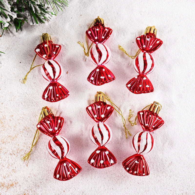 Christmas Lollipop Candy Cane Pendant