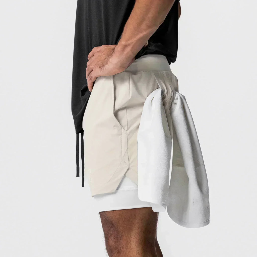 Dragon Ball Men's Double Layer 2-in-1 Shorts