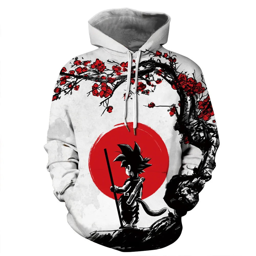 Winter Oversized Dragon Ball Hoodie