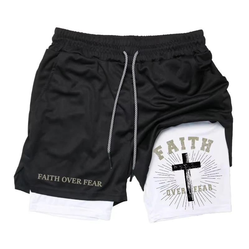 Cross Bible Fitness Shorts 💪 ✝️