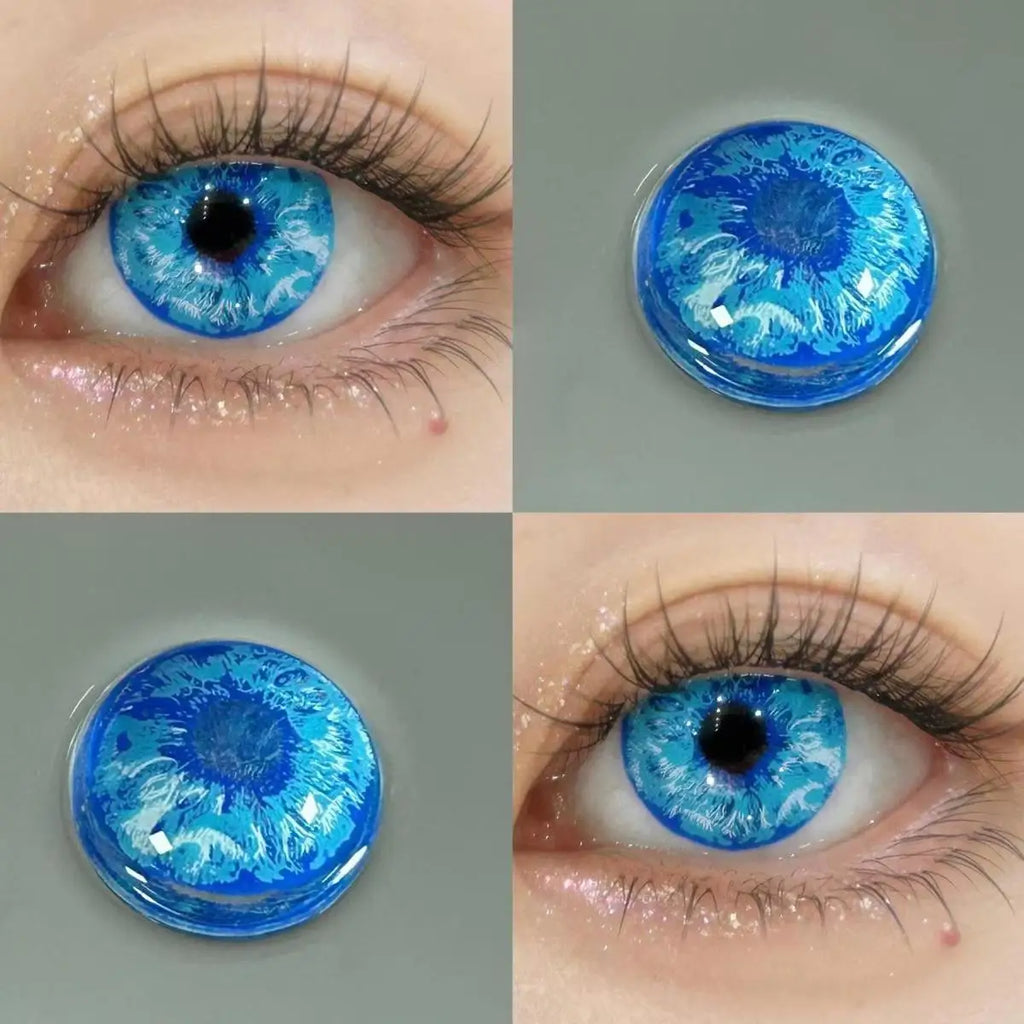 Lens 1pair Satoru Gojo Cosplay Blue Color