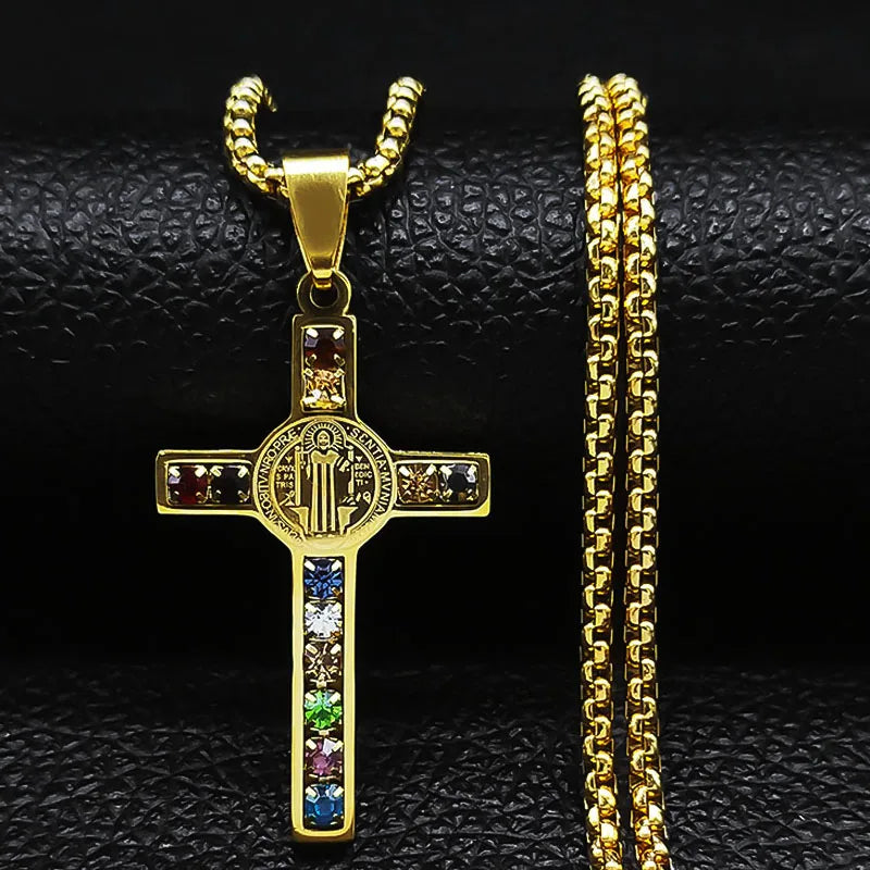 Catholic Jesus Cross Necklace <3