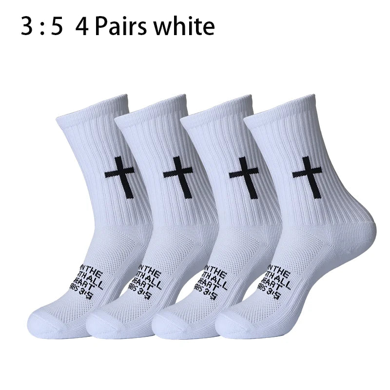 4 Pairs Christian Socks