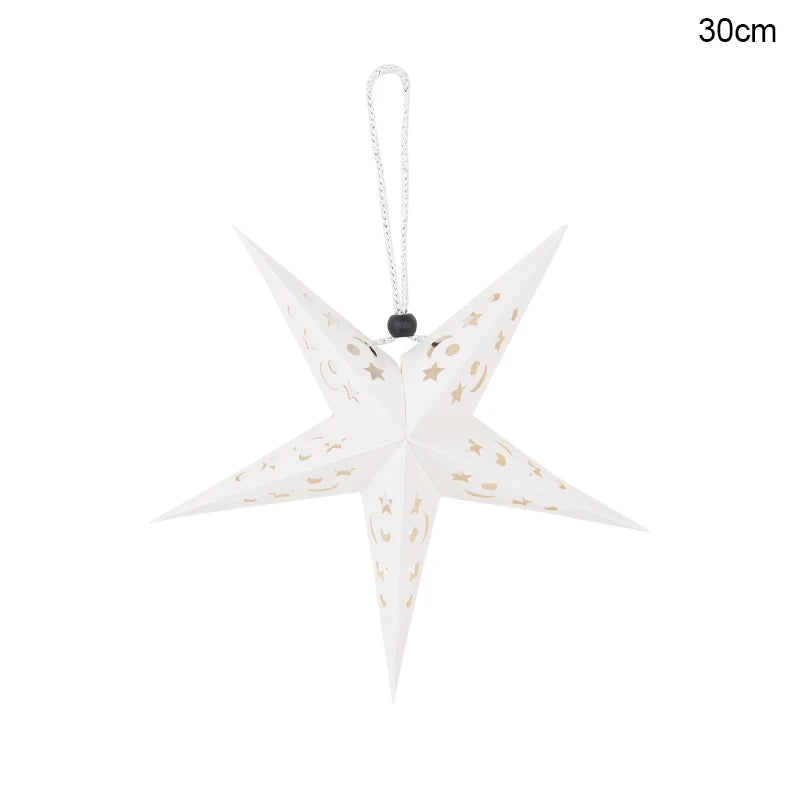 30/45/60cm Hollow Out Star Hanging Pendant Led Light