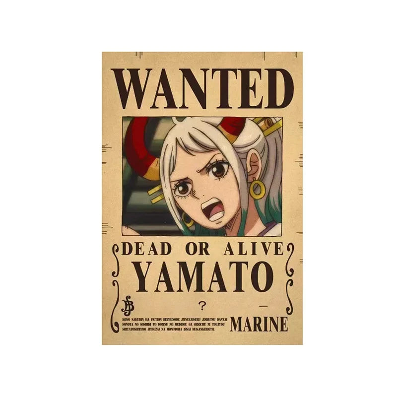 One Piece Anime Bounty Wanted Posters