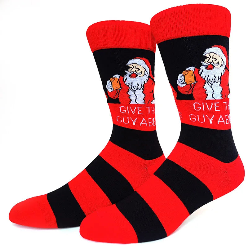 2025 New Men Christmas Socks