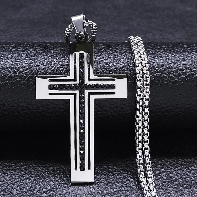 Catholic Jesus Cross Necklace <3