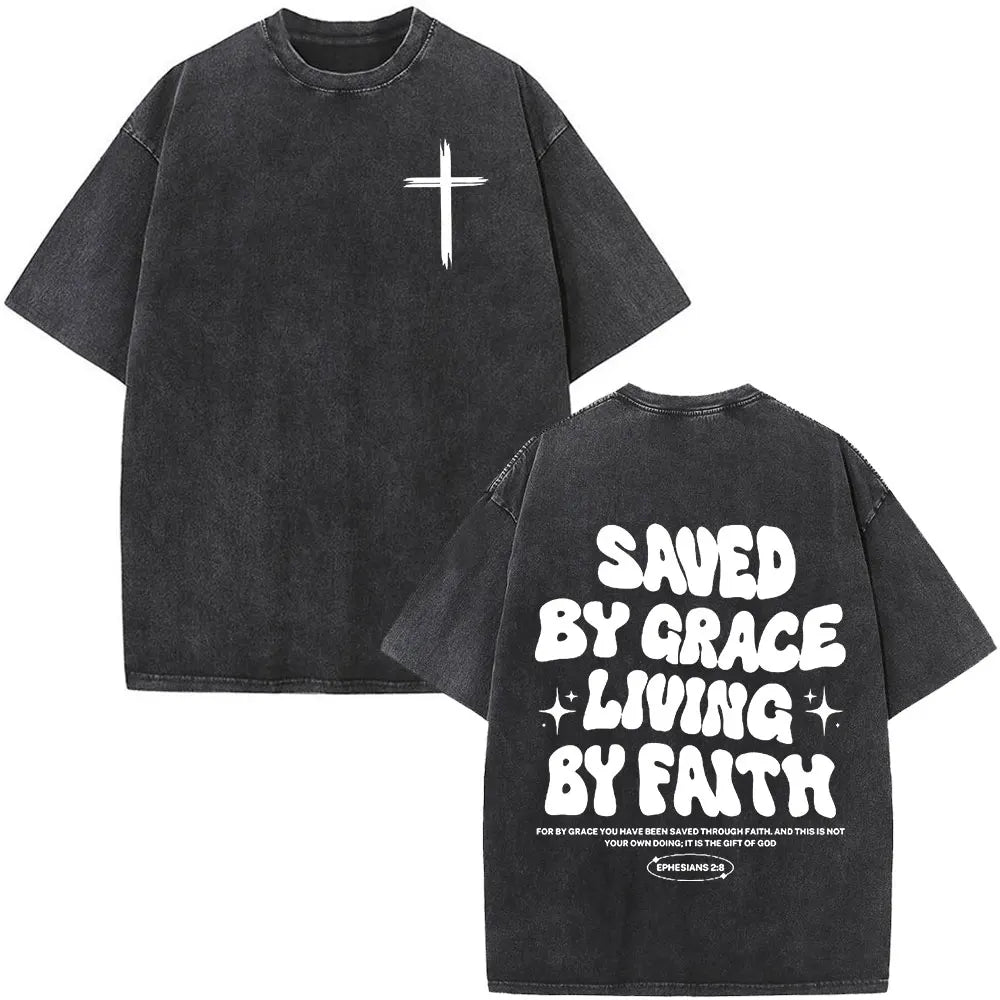 Bible Verse Washed T-shirts