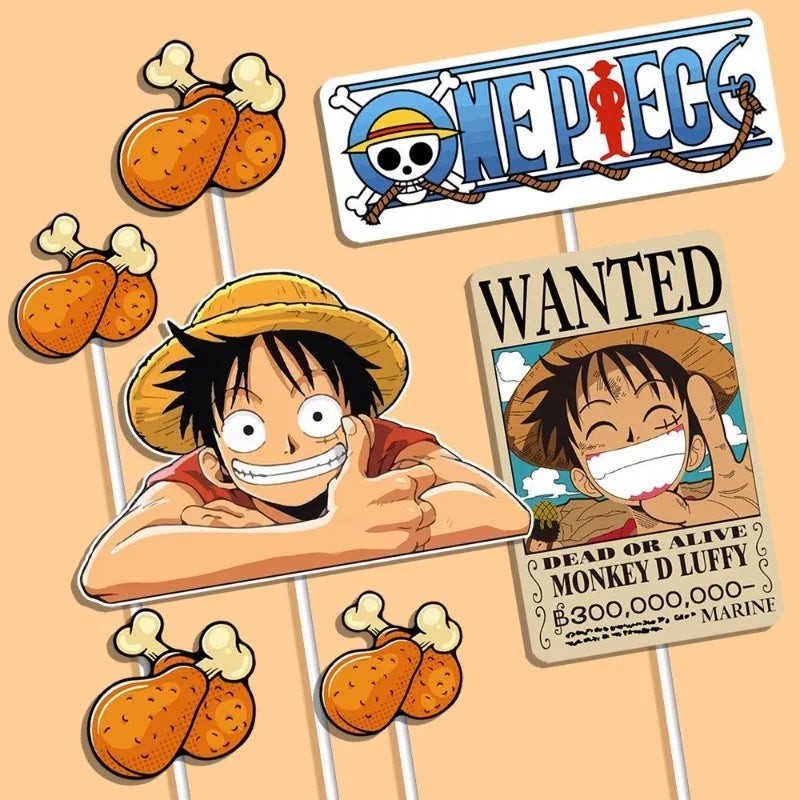 ONE PIECE Luffy Cake  Decor
