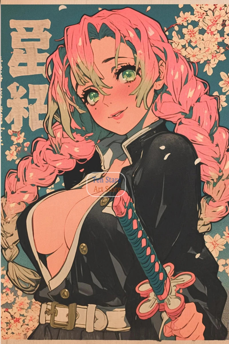 Demon Slayer Poster/Wall Pictures Home Room Decor