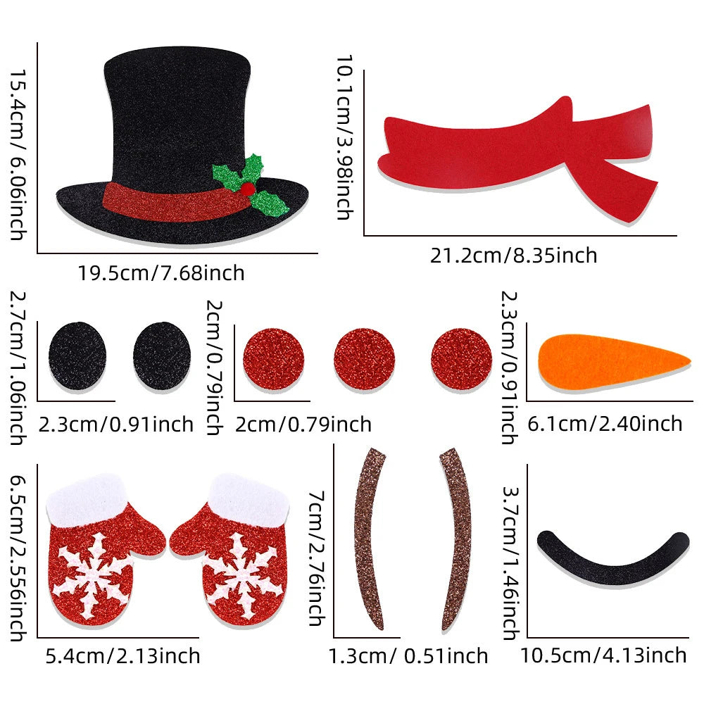 Christmas Door Window Stickers