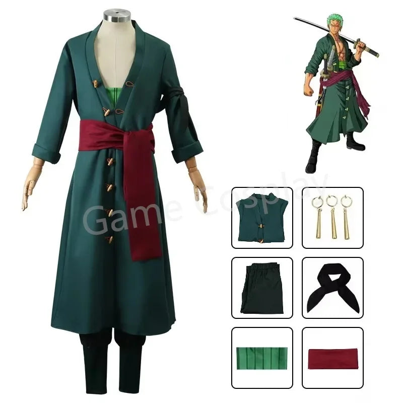 One piece Roronoa Zoro Cosplay Costume