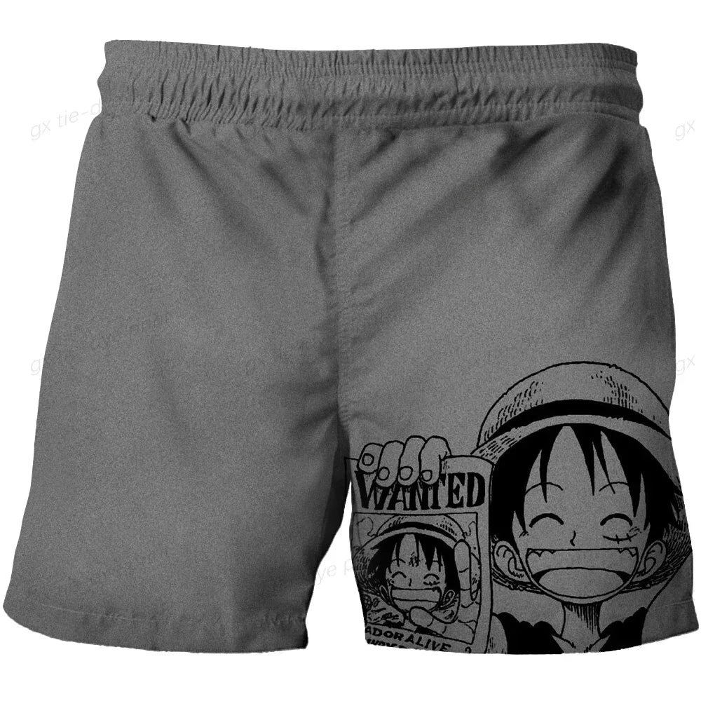 One Piece Harajuku Style Shorts