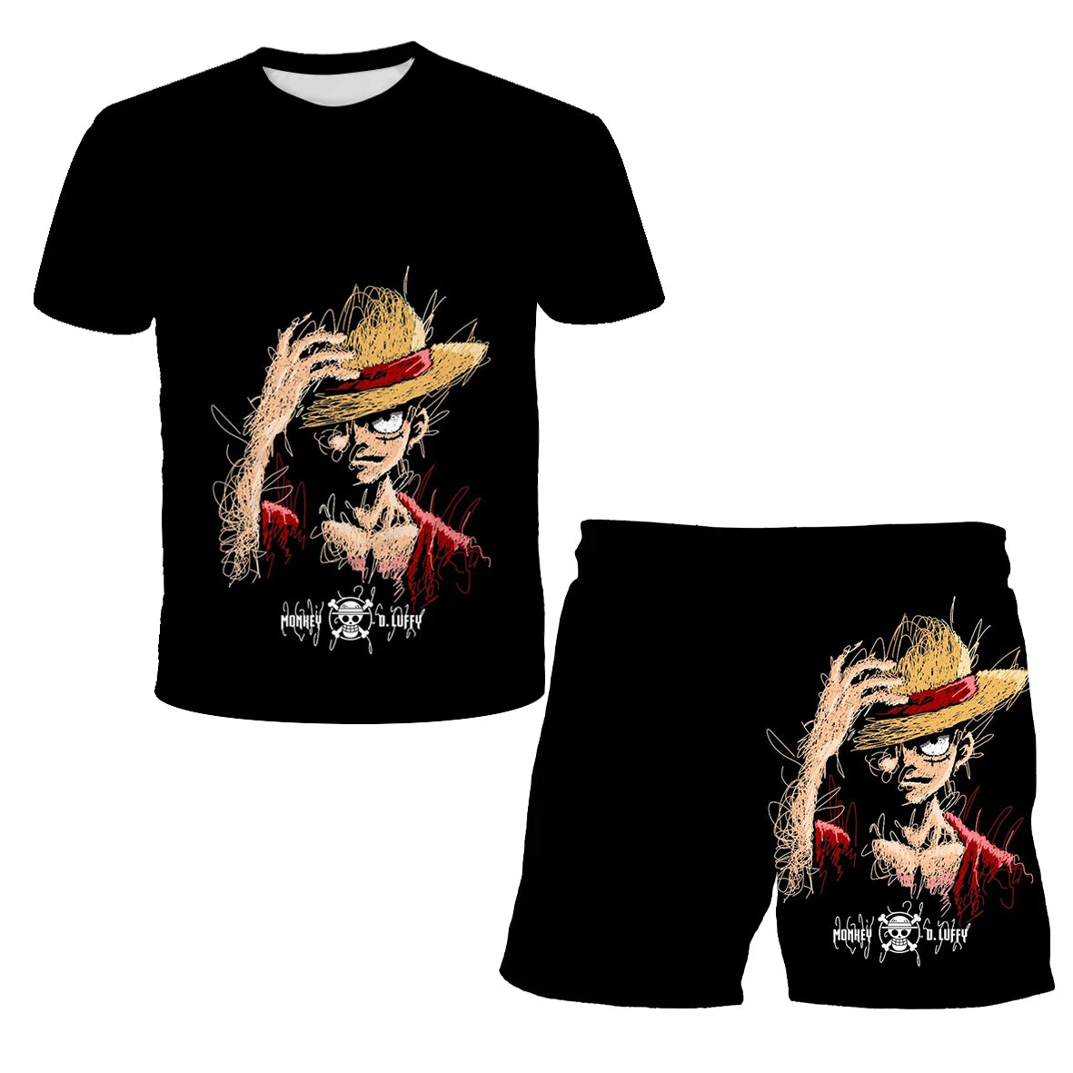 Anime 3D One Piece T-shirt
