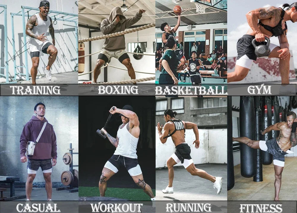 Anime Gym Shorts 2 In 1 Double Layer