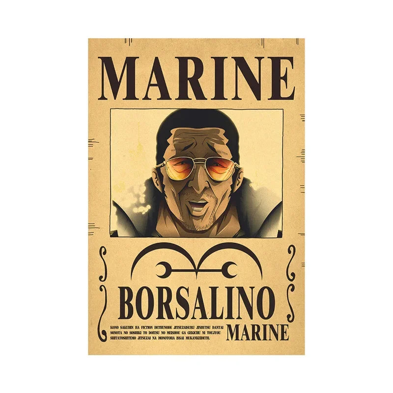 One Piece Anime Bounty Wanted Posters