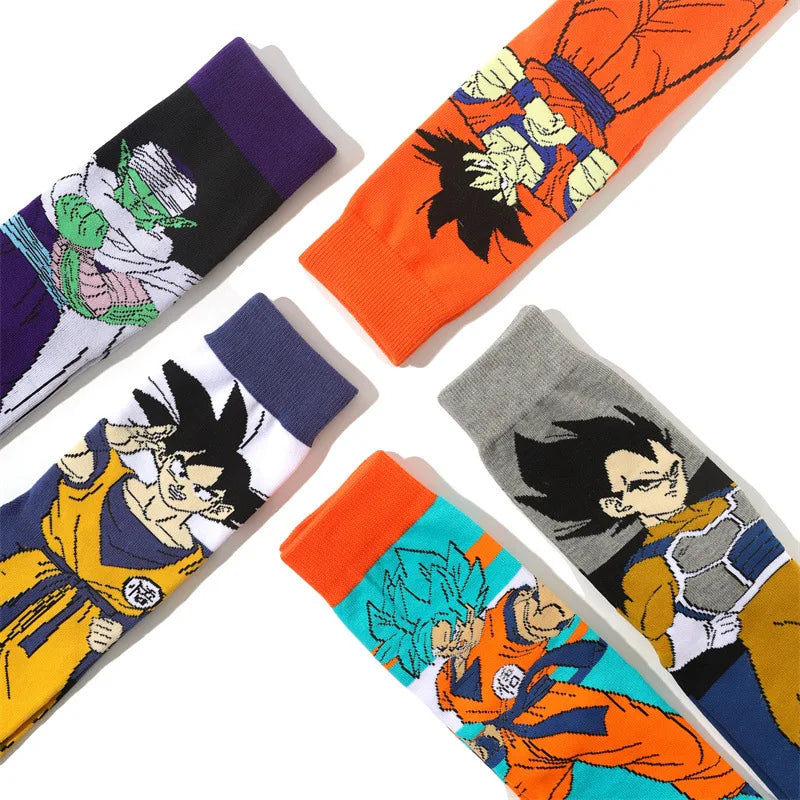 5 pairs Anime Socks Dragon Ball Z❤️