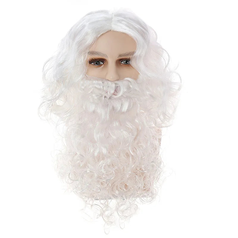 wizad silver grey wig and beard