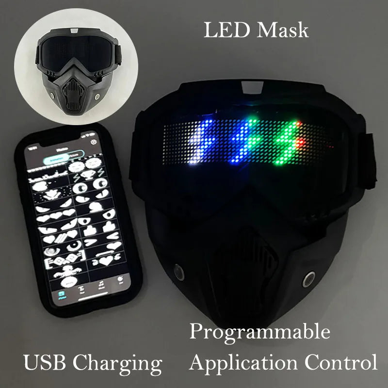 LED Neon Glowing Gloves