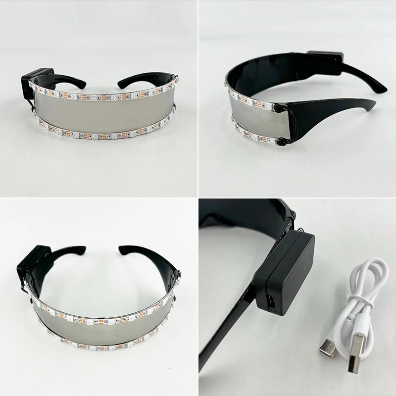 LED Neon Glowing Gloves