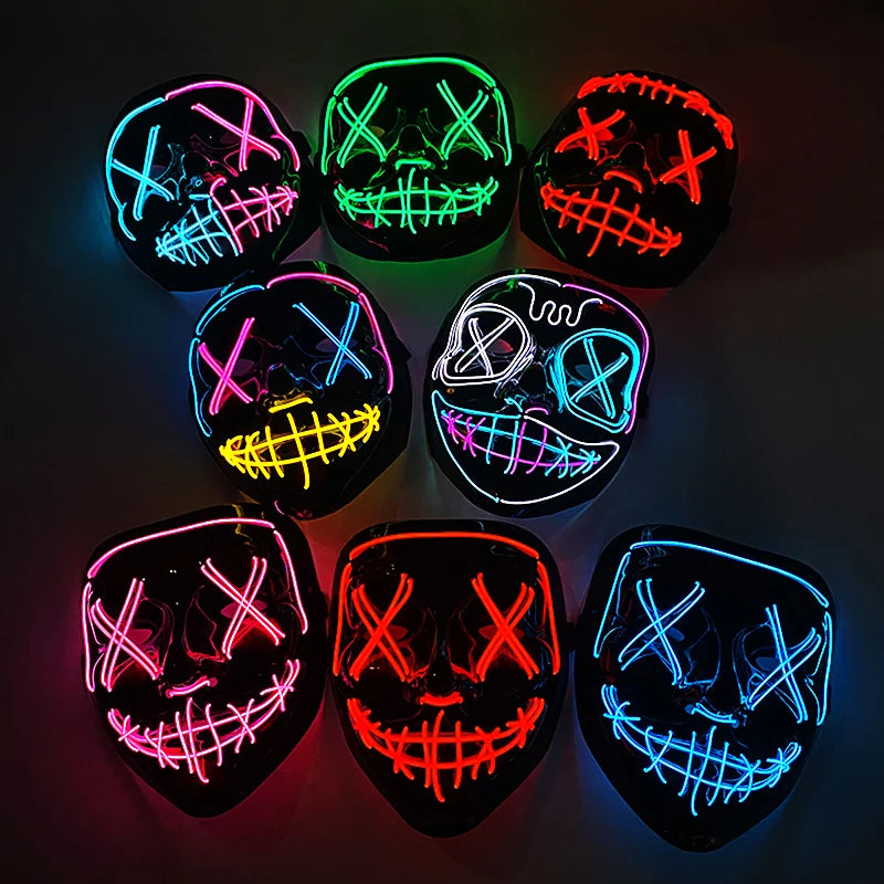 Wireless Neon LED Purge Mask