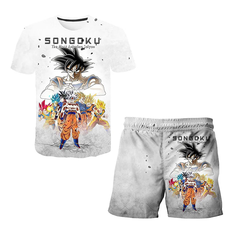 Anime Dragon Ball Z Boy 3D T-shirt