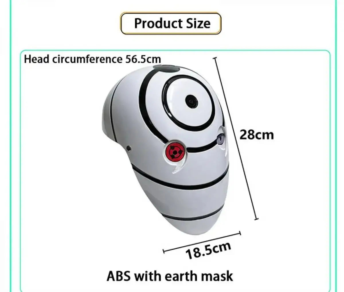 Akatsuki Tobi Mask with LED 🫨🫨