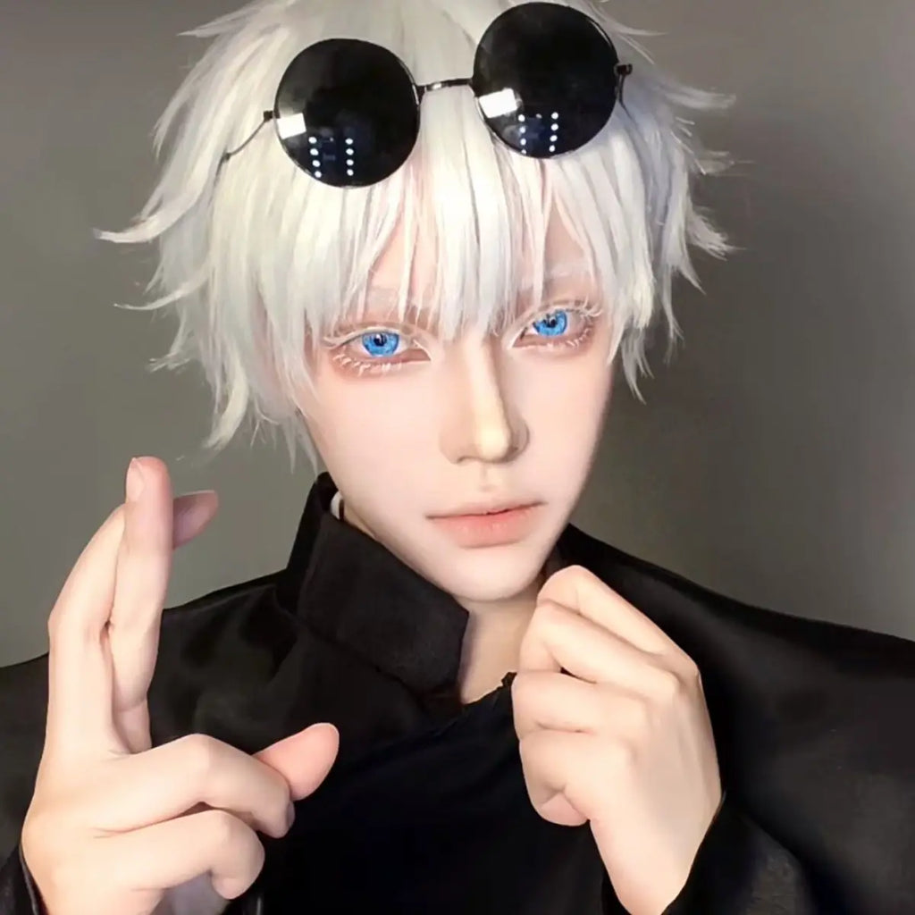 Lens 1pair Satoru Gojo Cosplay Blue Color