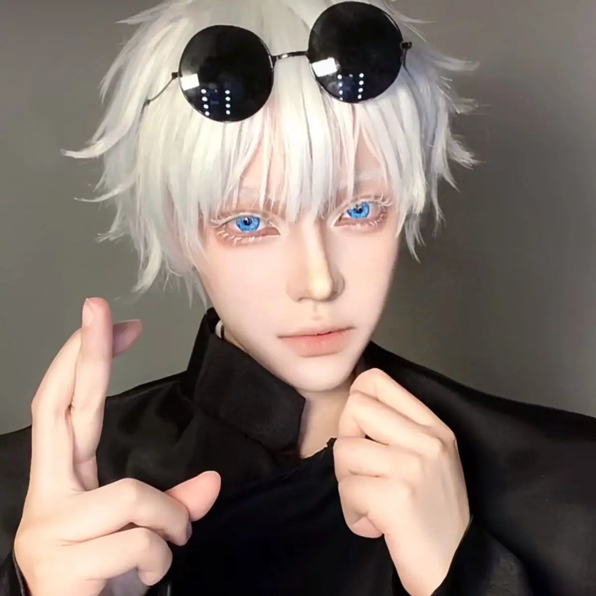 Lens 1pair Satoru Gojo Cosplay Blue Color