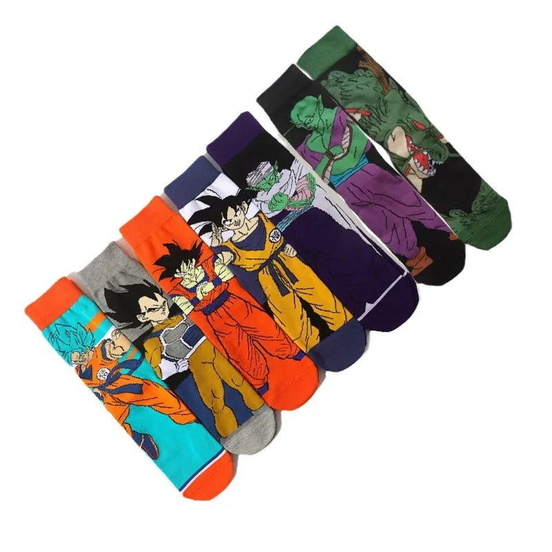 5 pairs Anime Socks Dragon Ball Z❤️