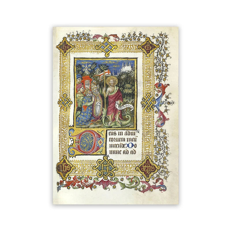 Colorful Illustrations of Vintage Illuminated Manuscripts r