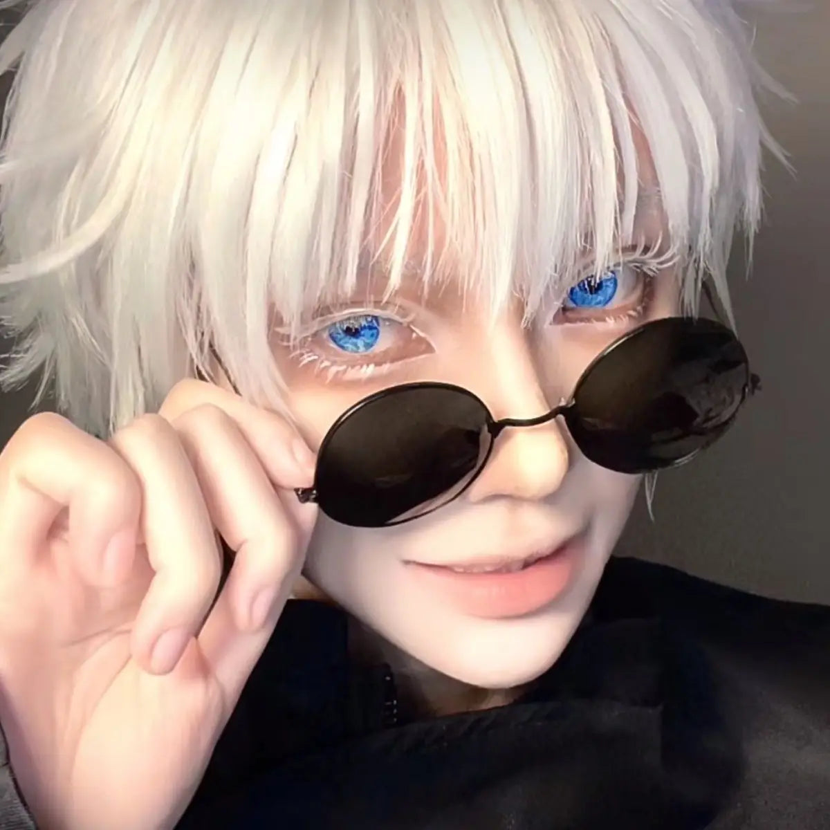 Lens 1pair Satoru Gojo Cosplay Blue Color